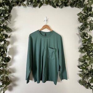 Lululemon Athletic Fundamental Oversized Long Sleeve Shirt Green NWT Sz S